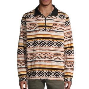 No Boundaries Men's Polar Fleece Pullover - Sz M